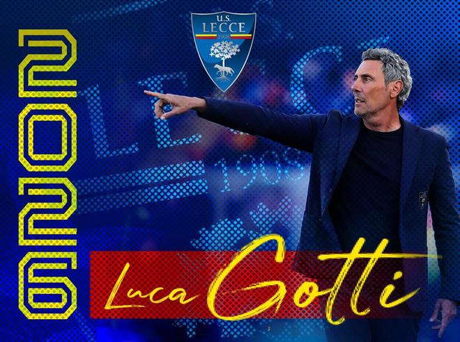 官方：萊切與主教練盧卡-戈蒂續約至2026年